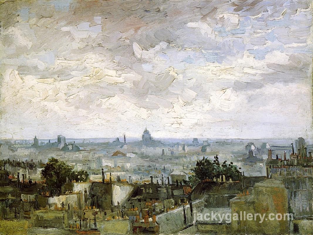 The Roofs of Paris, Van Gogh painting